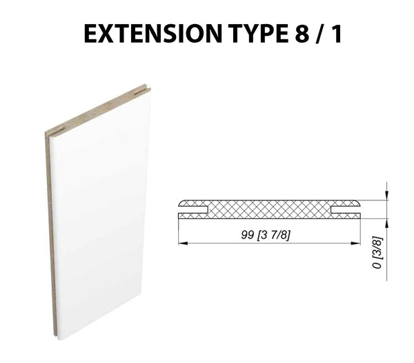 Jamb Extension Type 8/1 (Veralinga Oak / Ribeira Ash / Pecan Nutwood / Loire Ash)