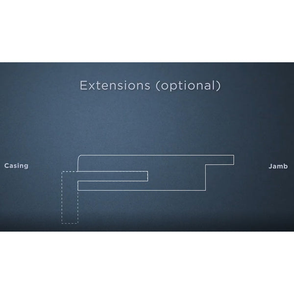 Jamb Extension Type 8 (Veralinga Oak / Ribeira Ash / Pecan Nutwood / Loire Ash)
